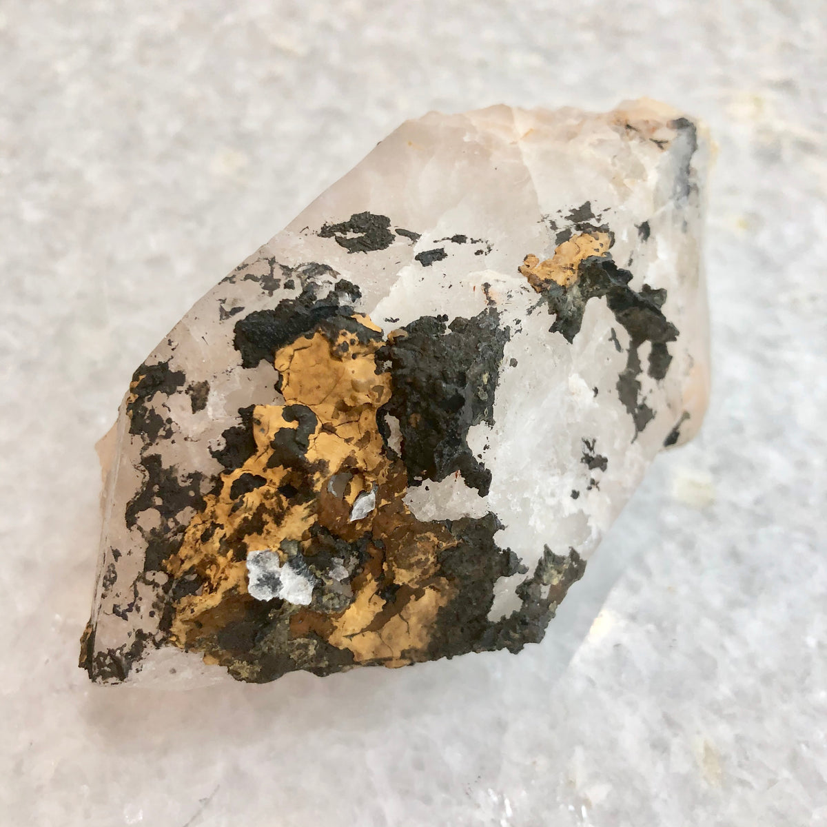Large Quartz with Hematite