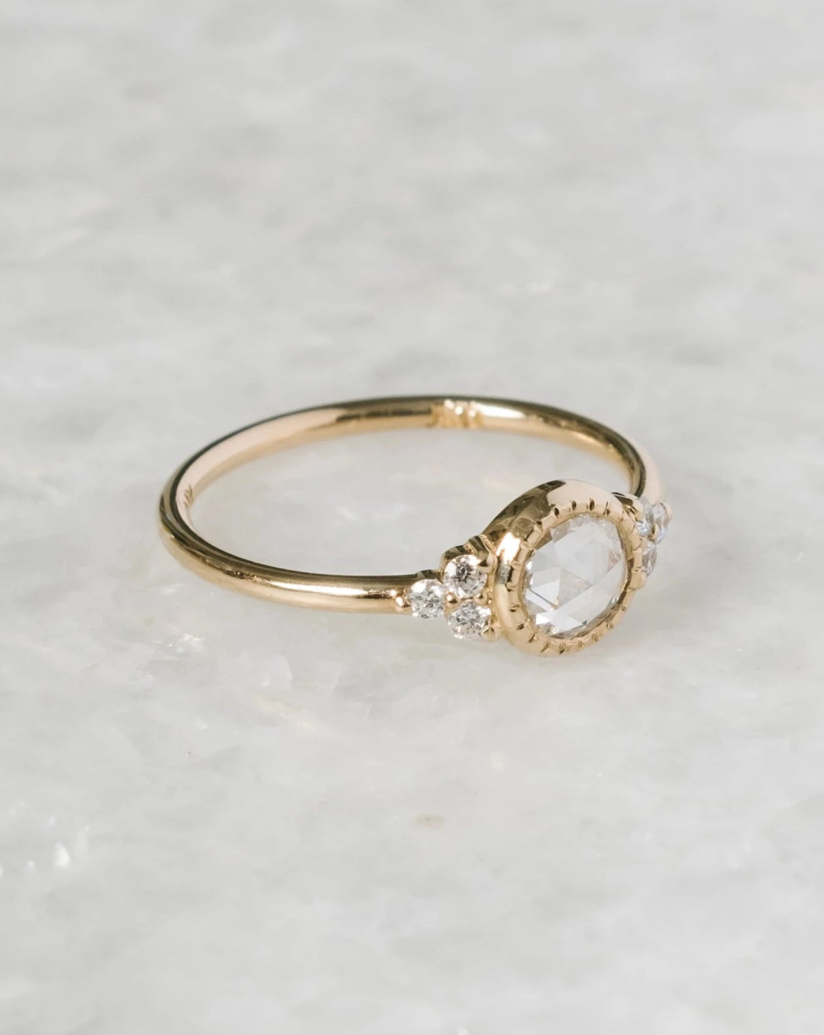 Rose Cut Diamond Dolce Ring, Final Sale