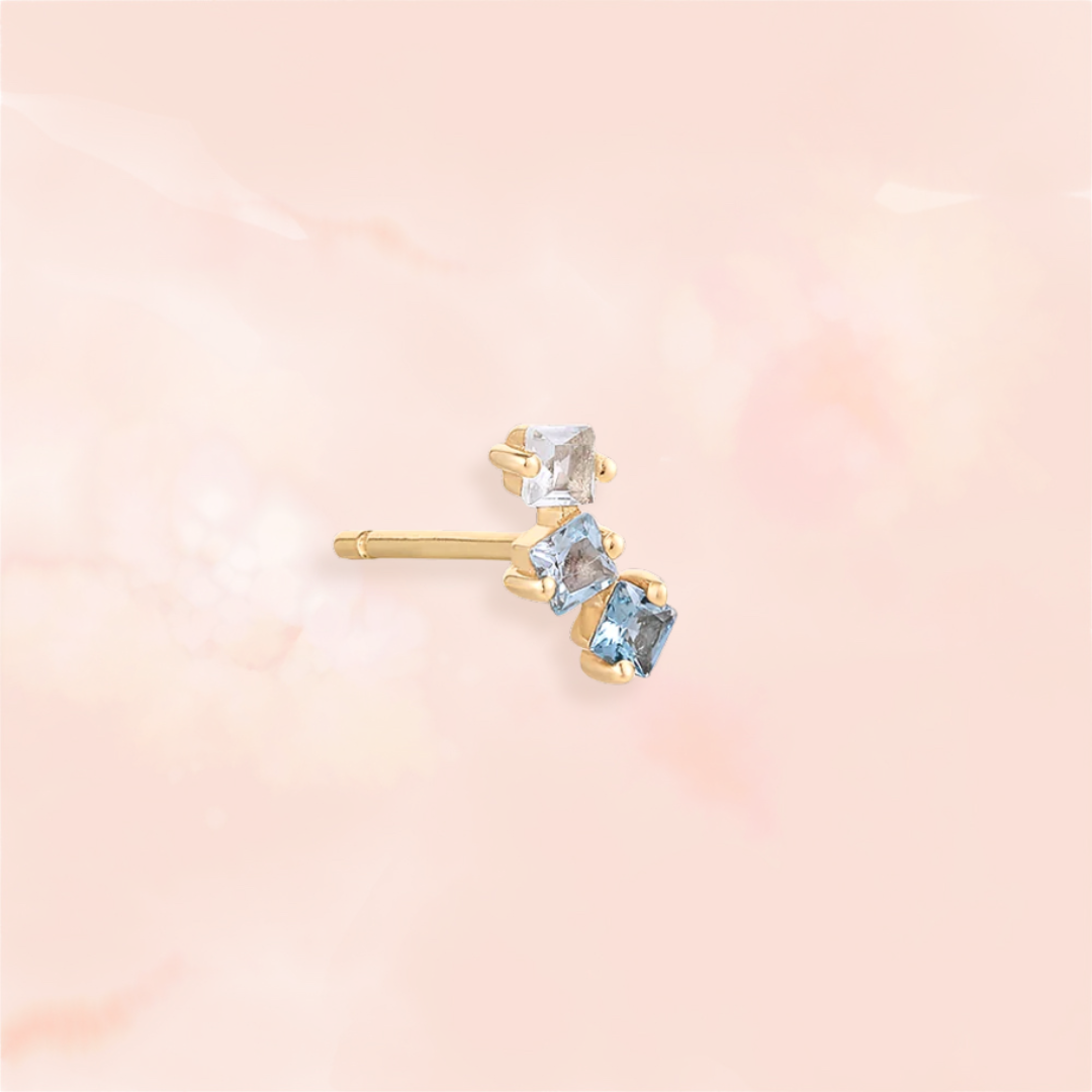 Kailani, Blue Topaz Earring