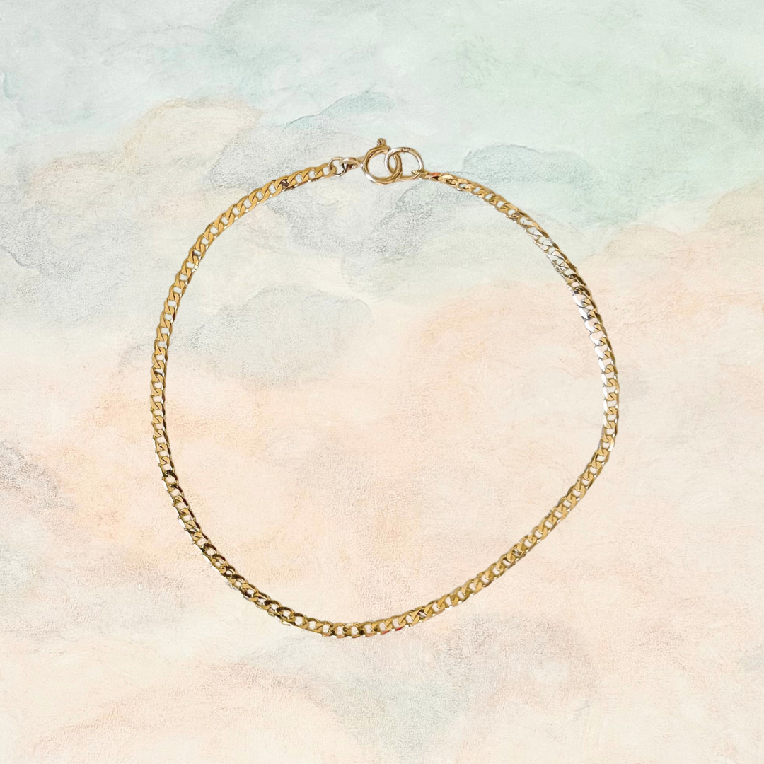 Guillermo, Diamond Cut Curb Chain Bracelet