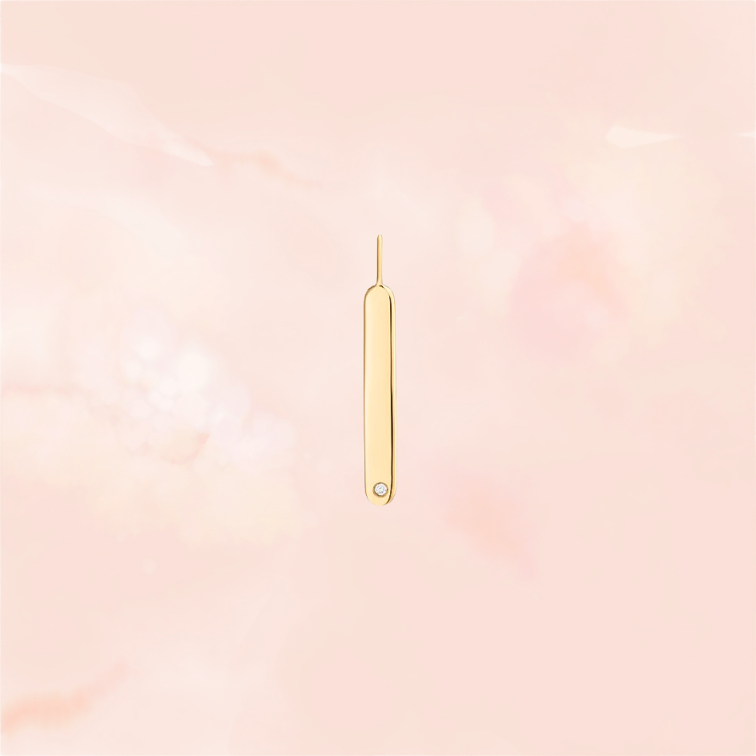 Bia, Bitty Diamond Bar Charm