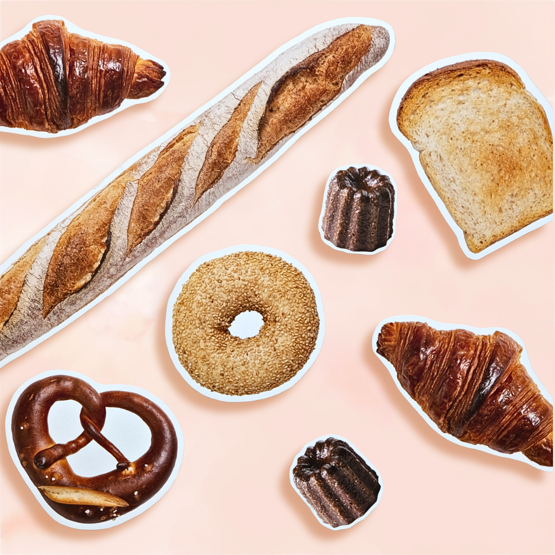 Loaf Letters, Bread Greeting Postcard