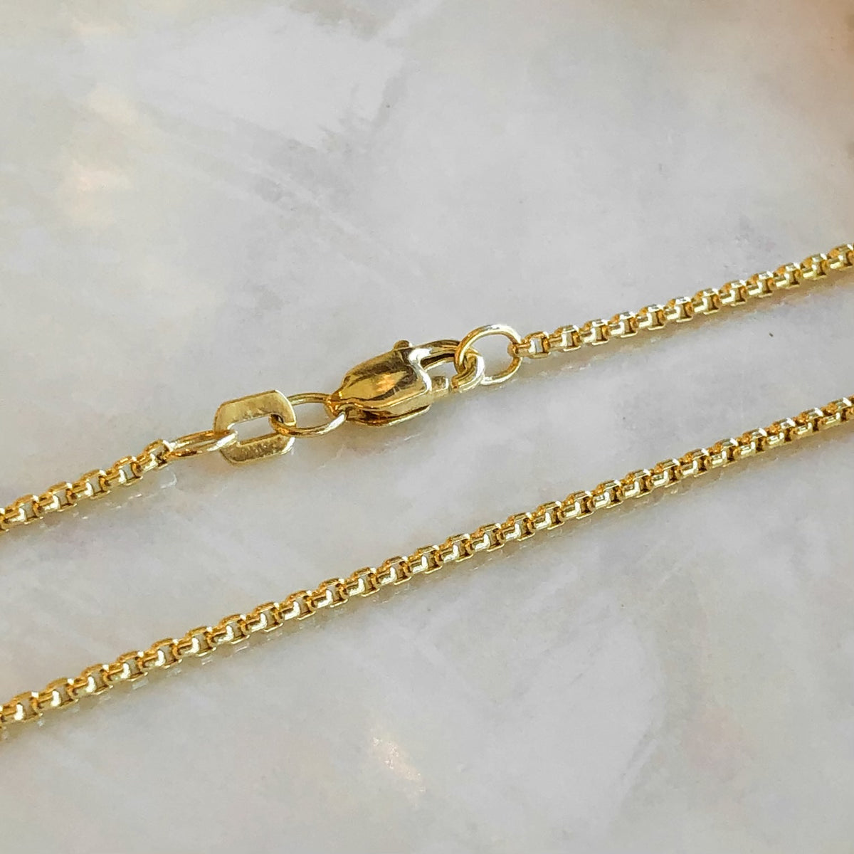 Camila, 1.35mm Rounded Box Chain