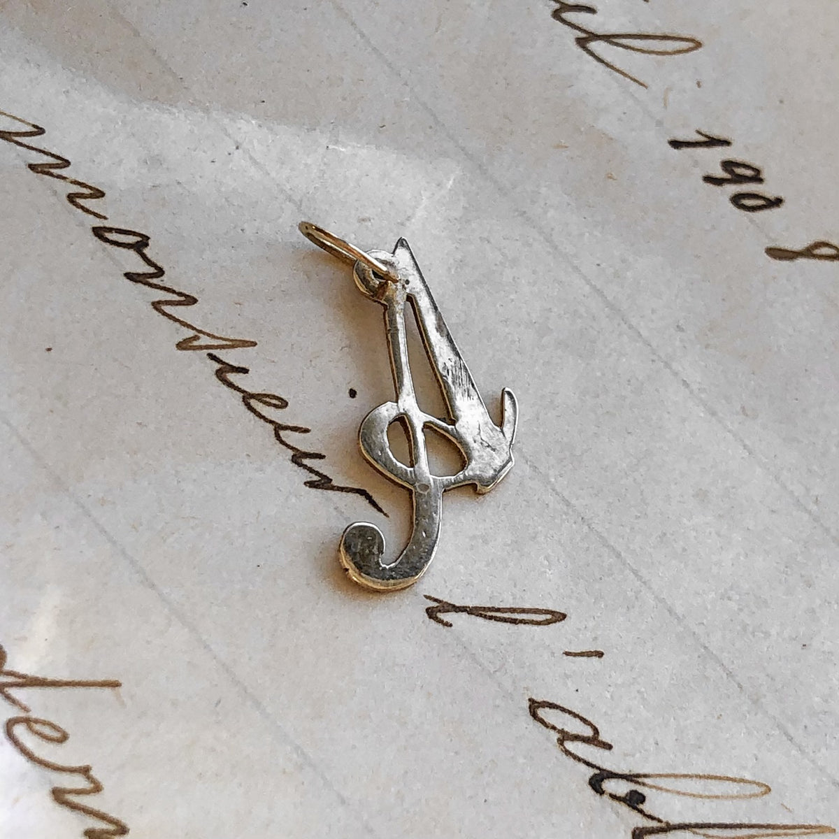 Vintage Letter Charms