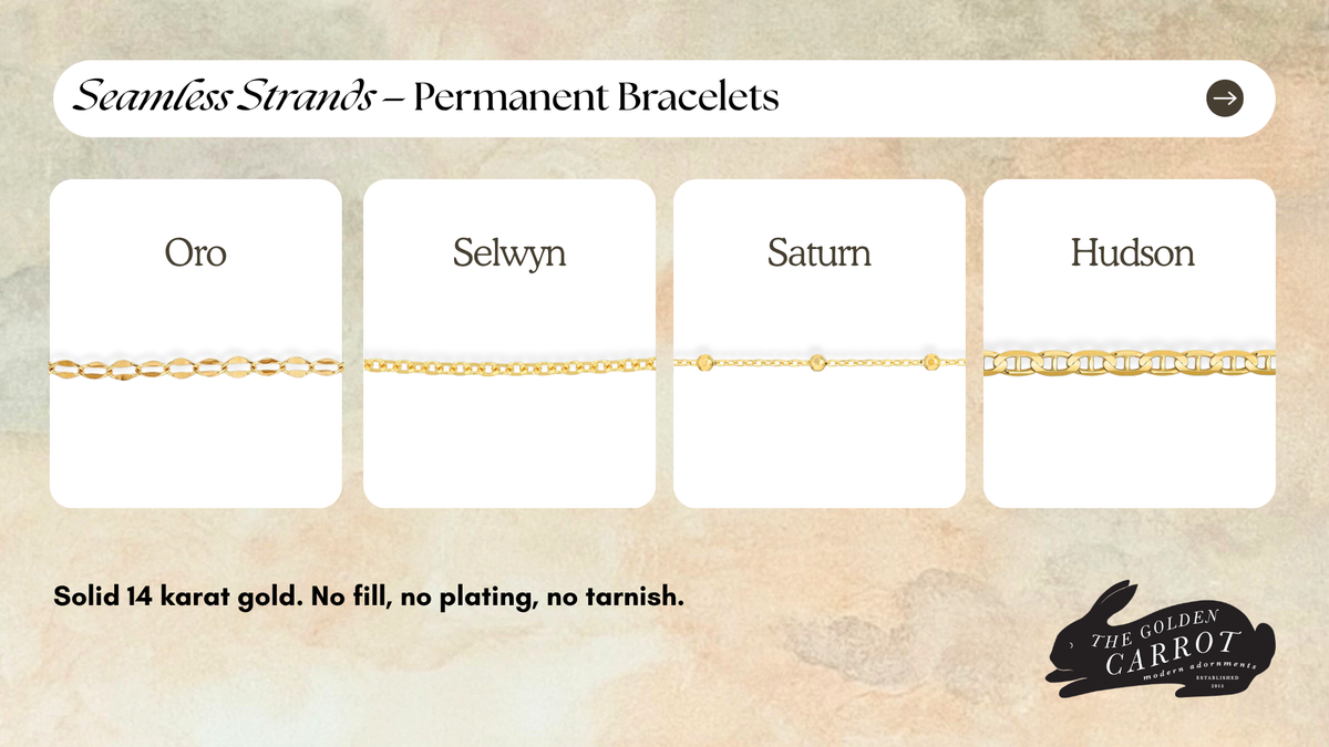 Seamless Strands, Permanent Bracelet