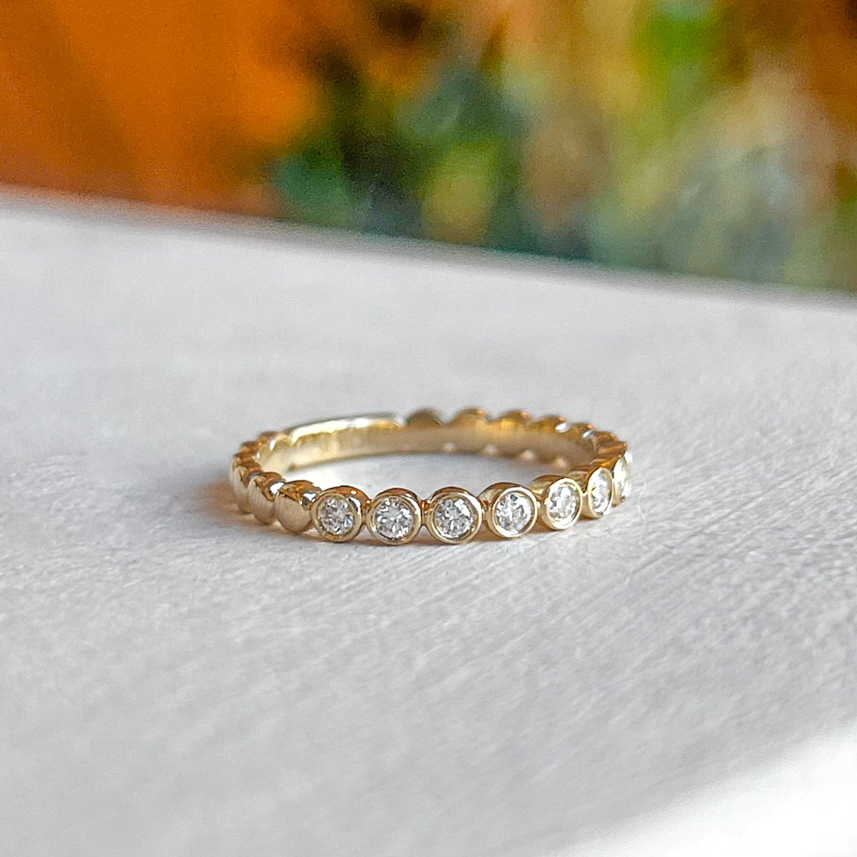 Bezel Diamond Ring