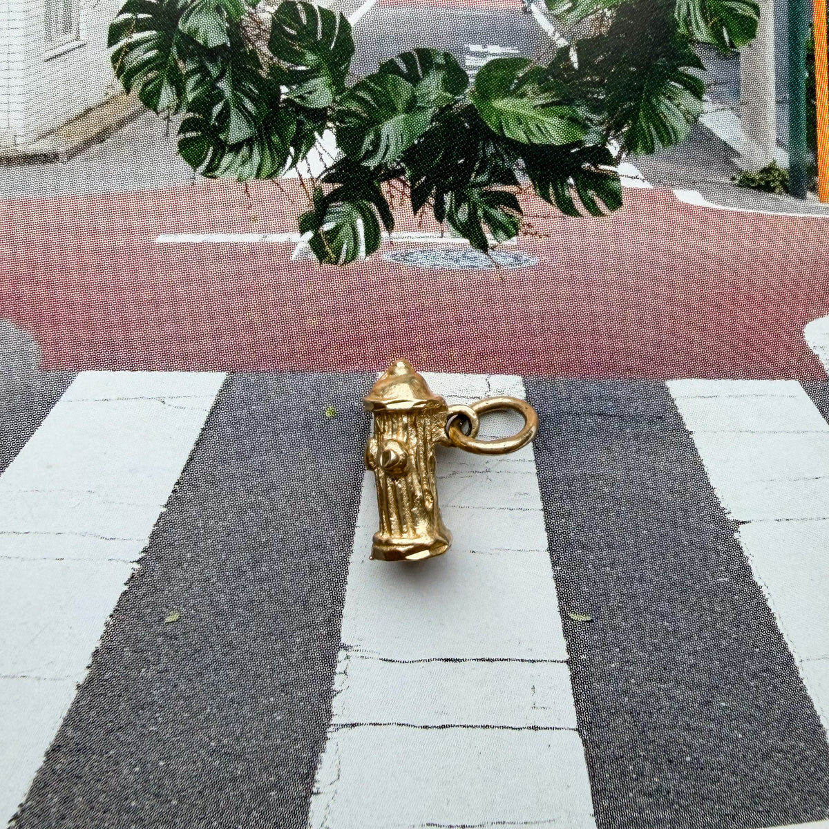 Catchin' the Plug, Vintage Fire Hydrant Charm