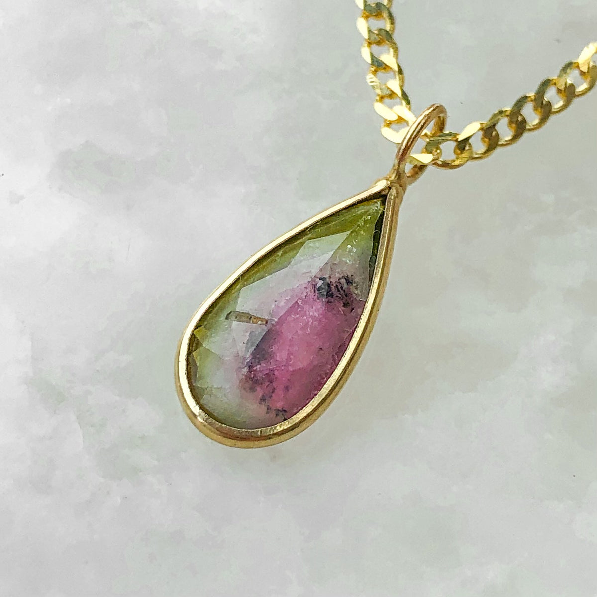 Sugar Gem, Tourmaline Necklace