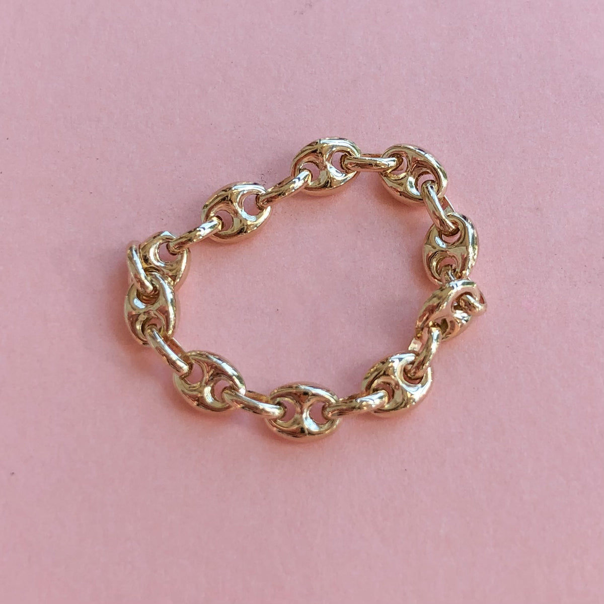 Hollow Puffy Mariner Chain Ring (FINAL SALE)