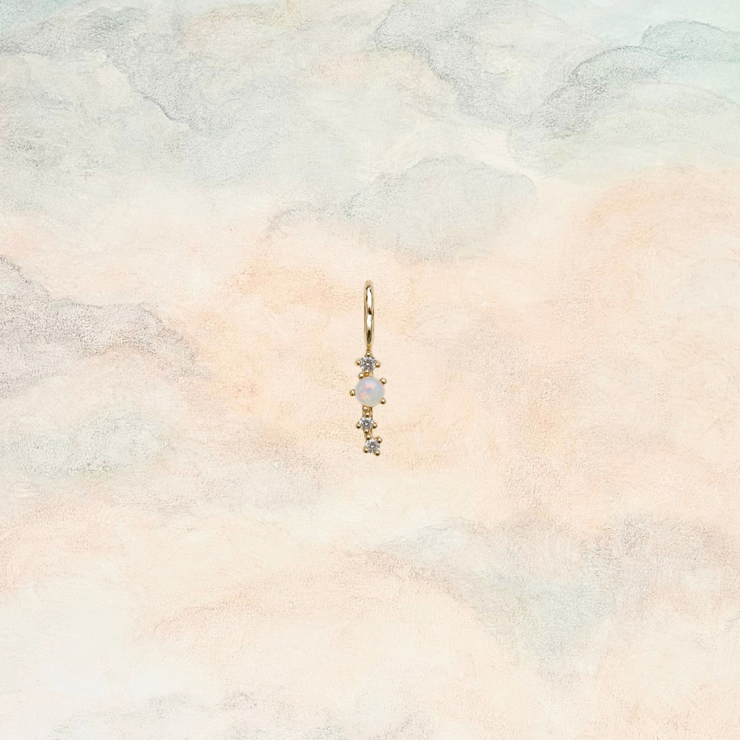 Second Chance — Opal & Diamond Charm (Final Sale)