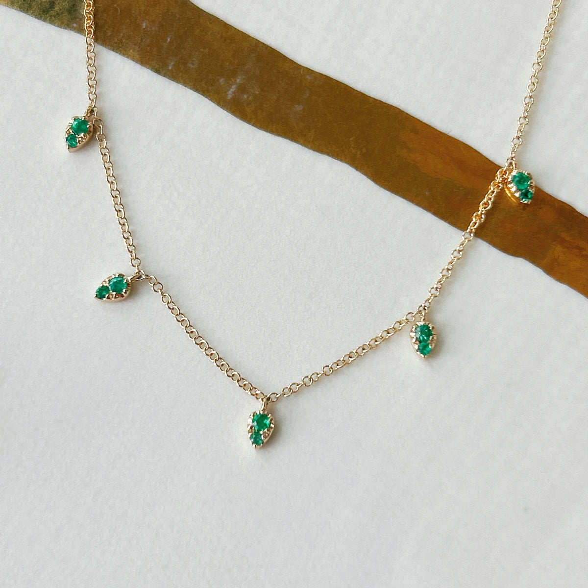 Emerald City Drop Necklace, Final Sale