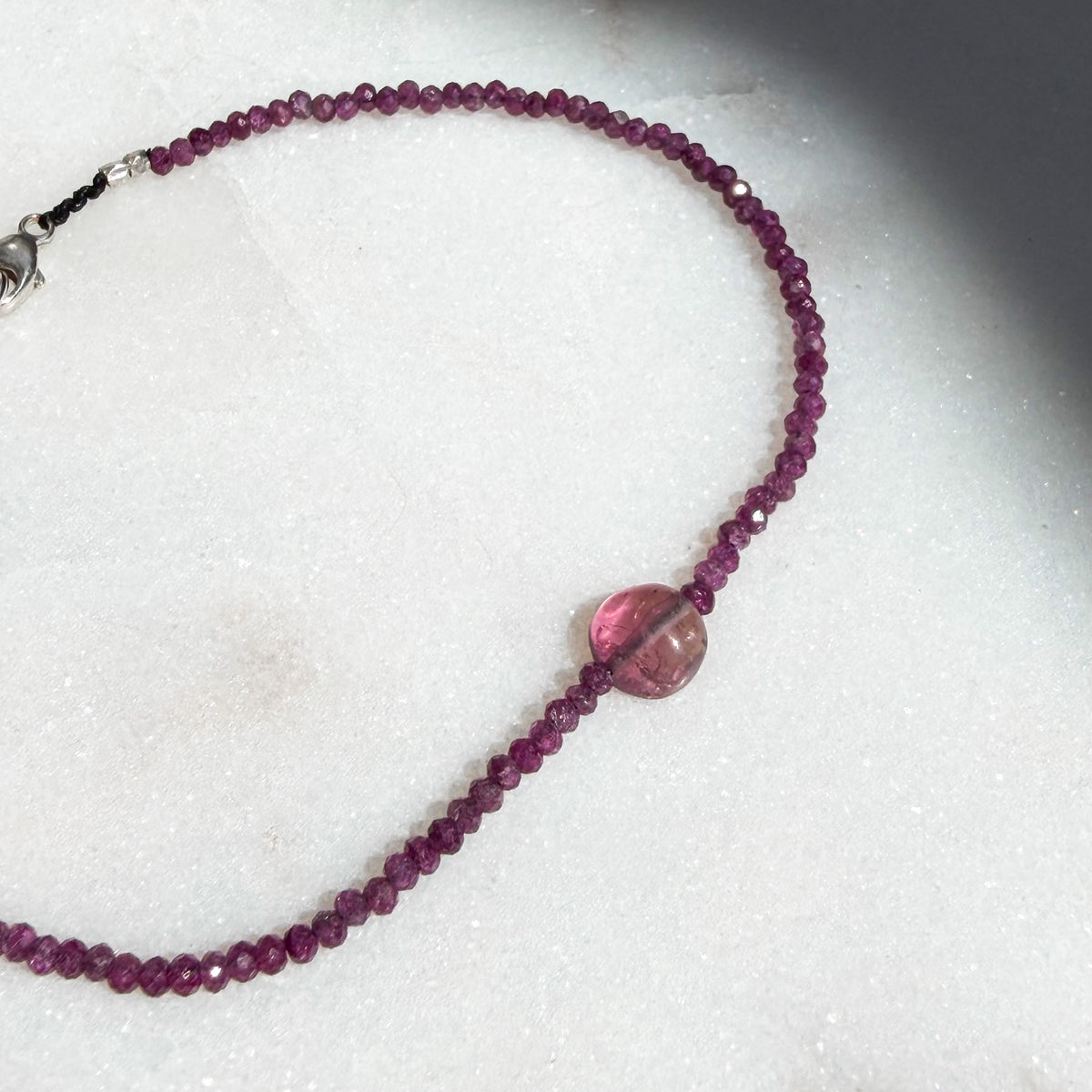 Merlot, Ruby & Tourmaline Bracelet