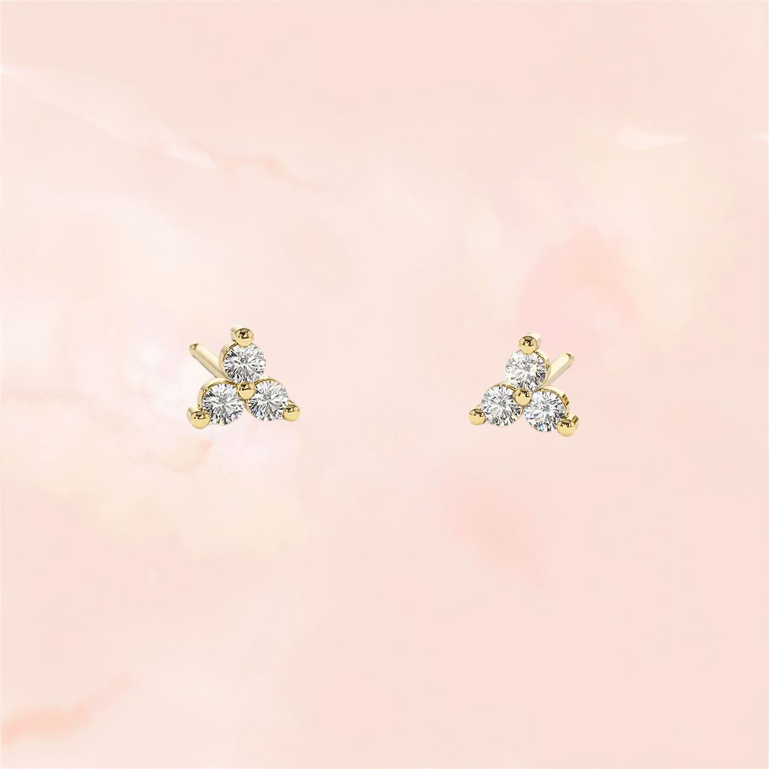 Glint, Diamond Trio Earring