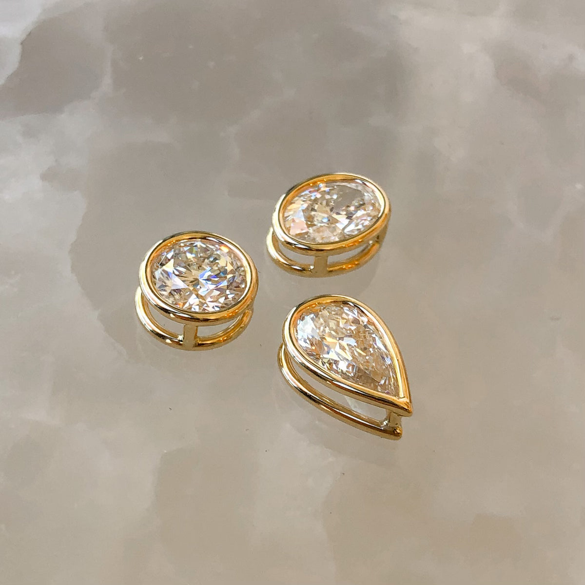 Luna, Lab Grown Diamond Slider Pendant