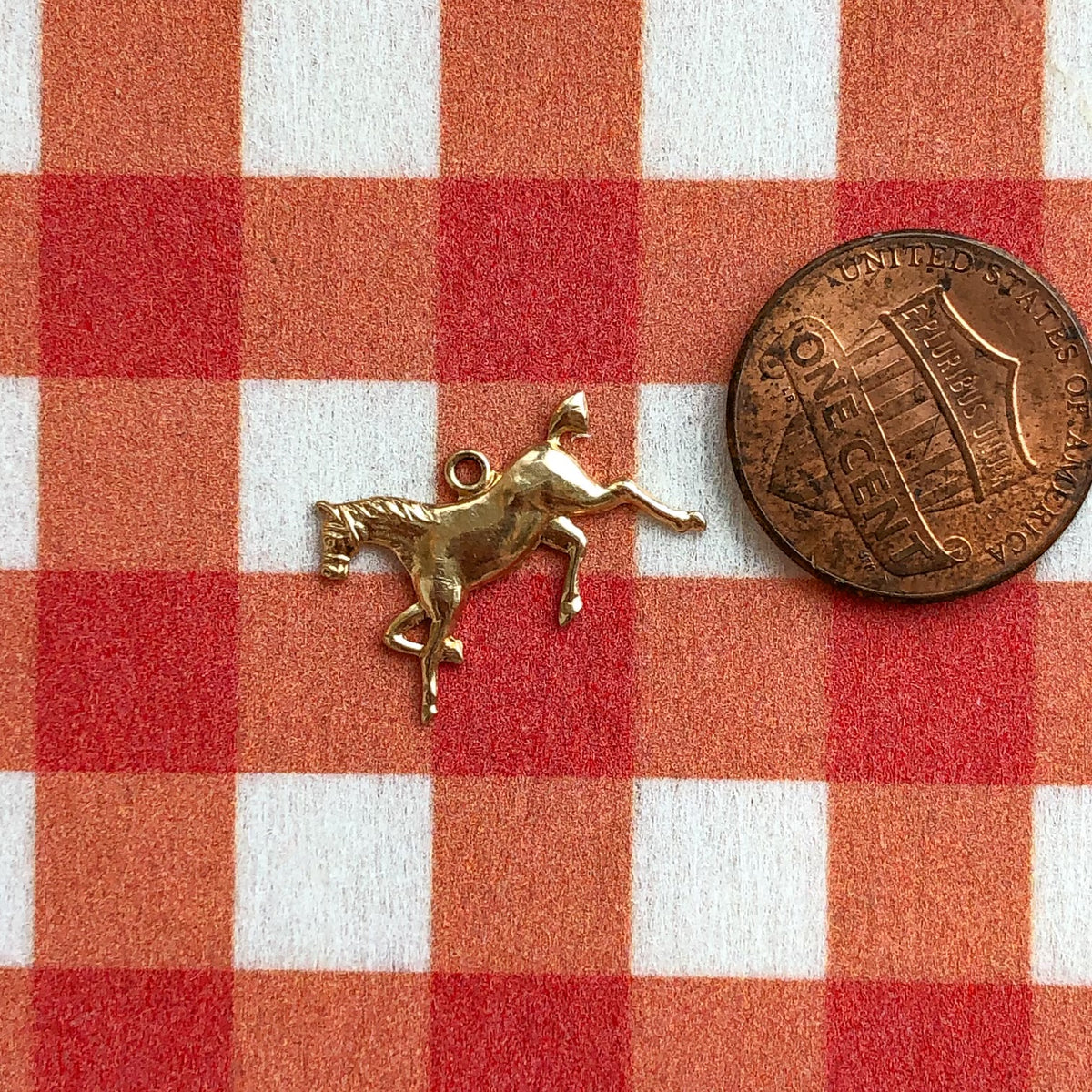 Winning Brew, Vintage Galloping Horse Charm