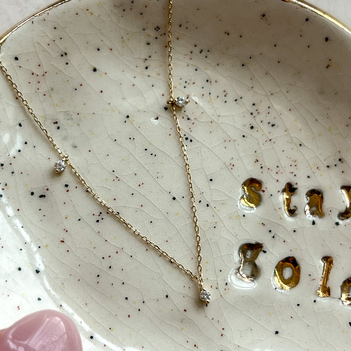 Diamond Raindrop Necklace