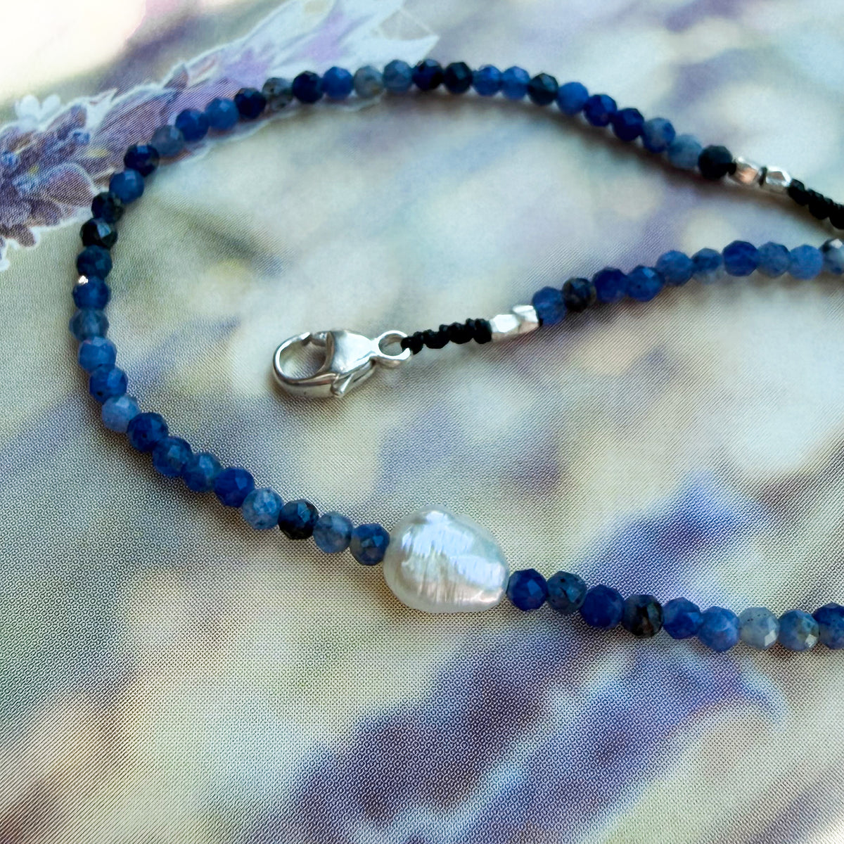 So Delightful, Sodalite & Pearl Bracelet