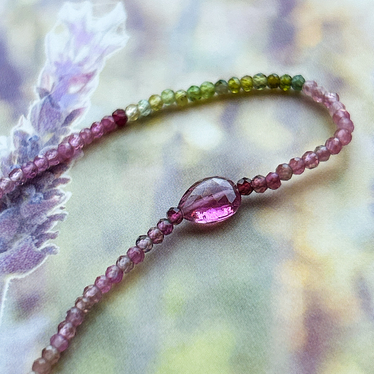 Agua de Sandía, Tourmaline Bracelet