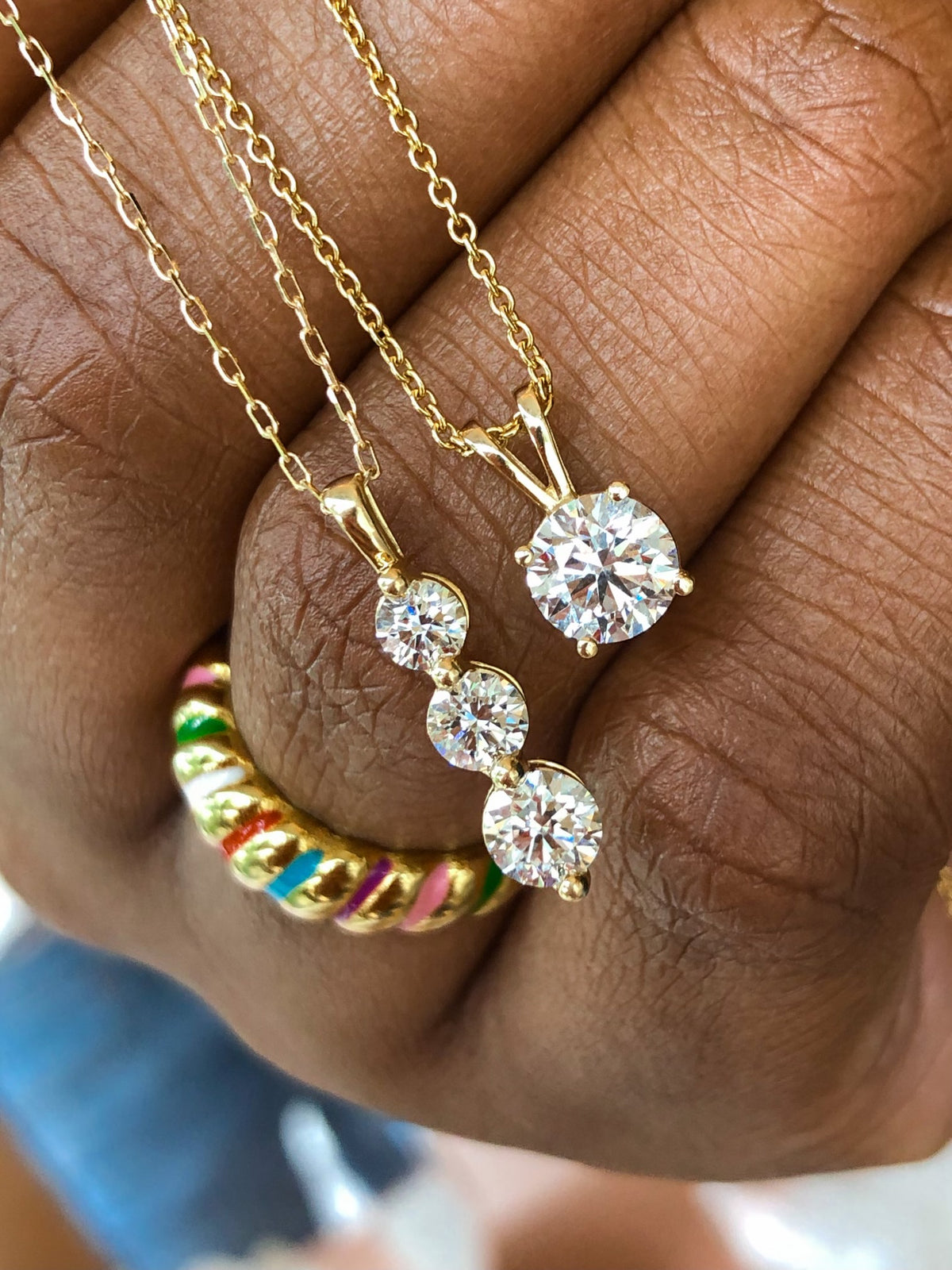 Madison, Lab Grown Diamond Drop Necklace