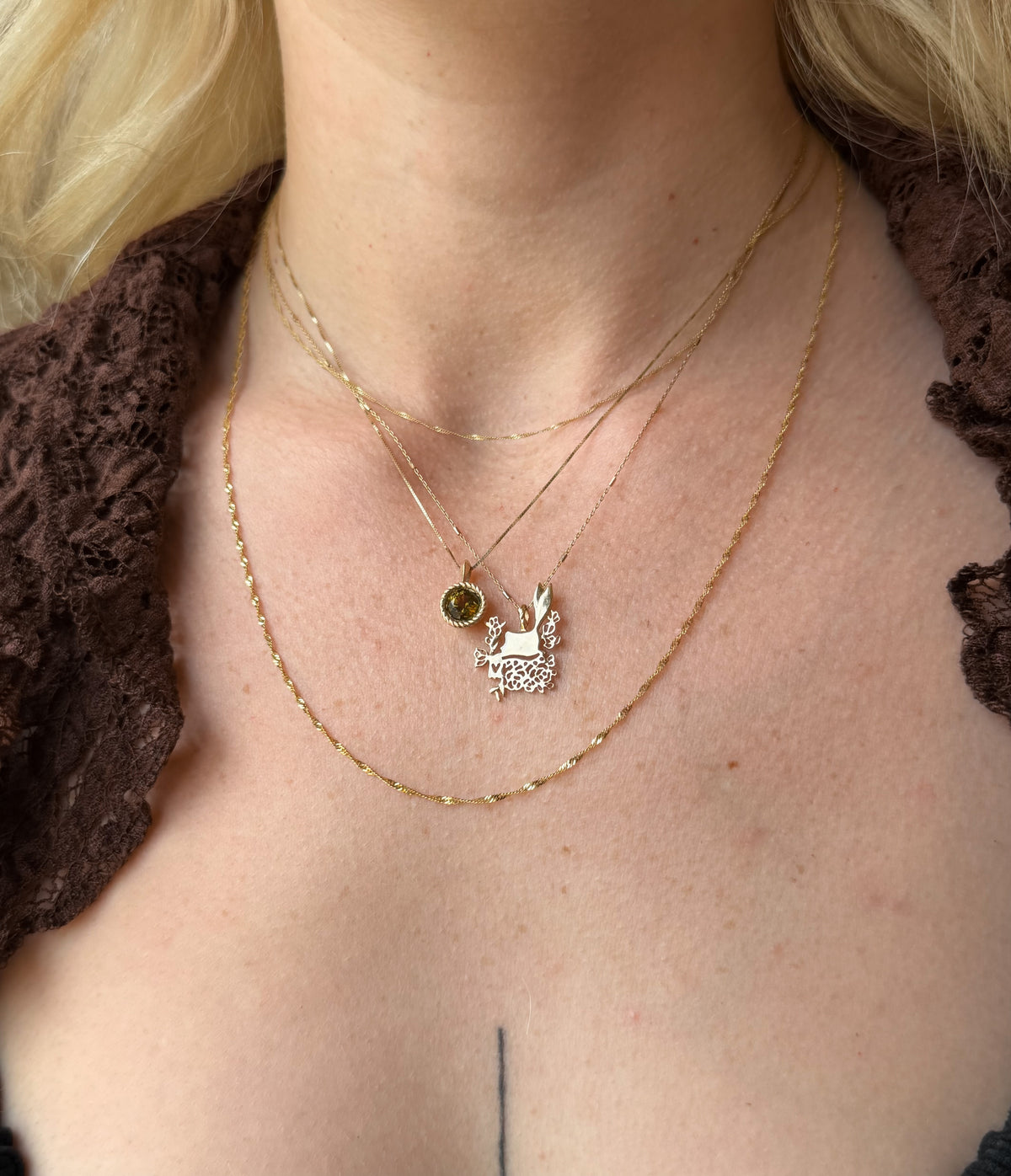 Herb in Wonderland, Rabbit Pendant