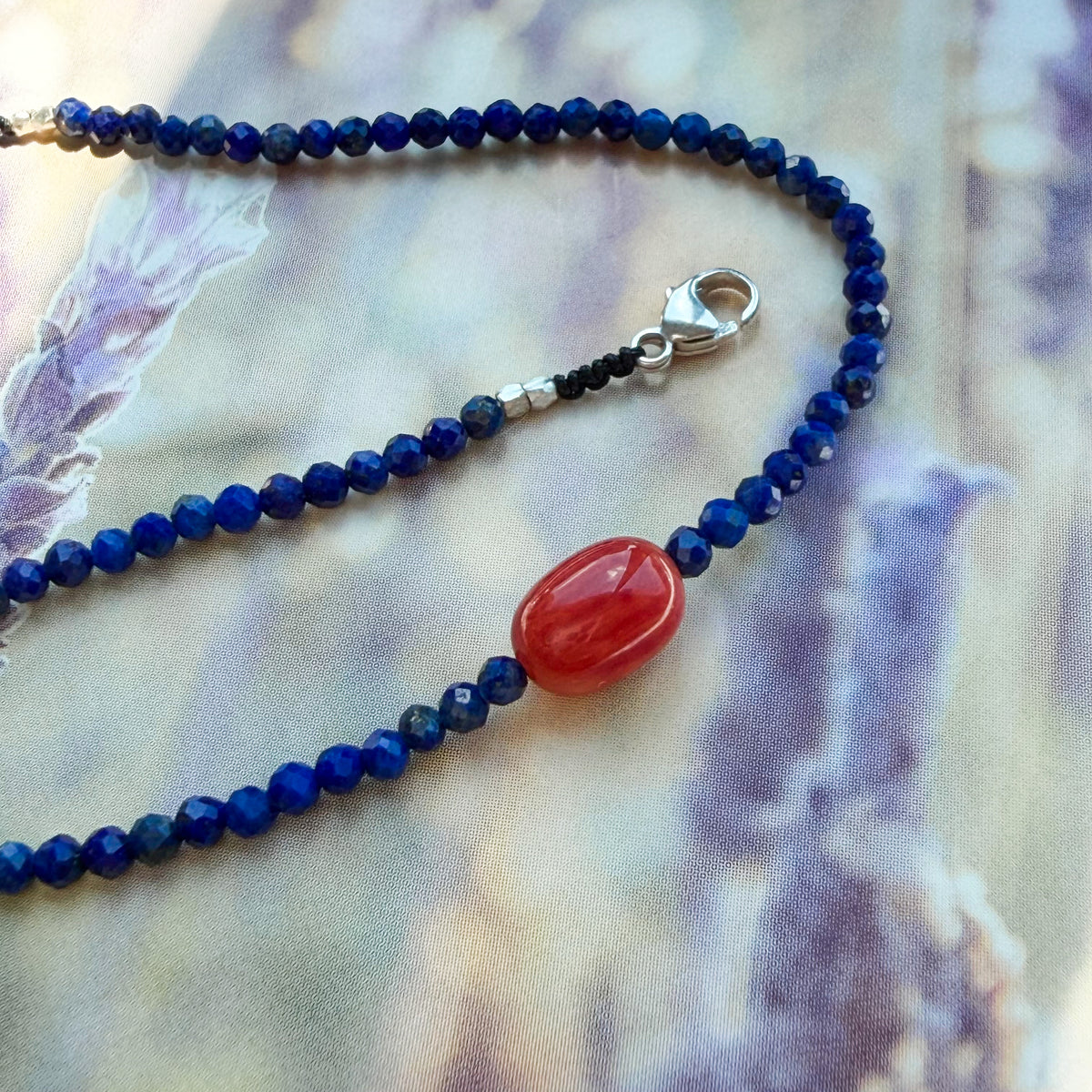 Marina, Lapis & Coral Bracelet