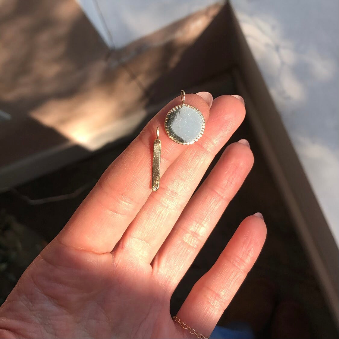 Bia, Bitty Diamond Bar Charm