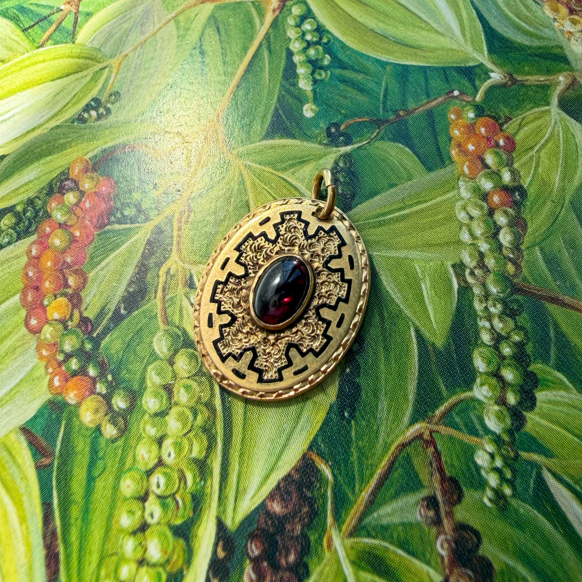Spellkeeper, Vintage Tourmaline Pendant