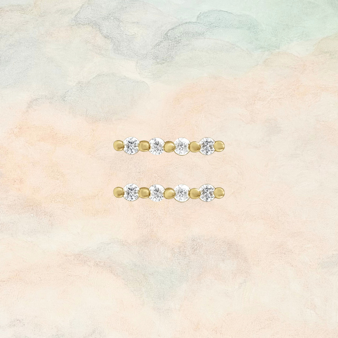 Journey Home, Diamond Bar Earring