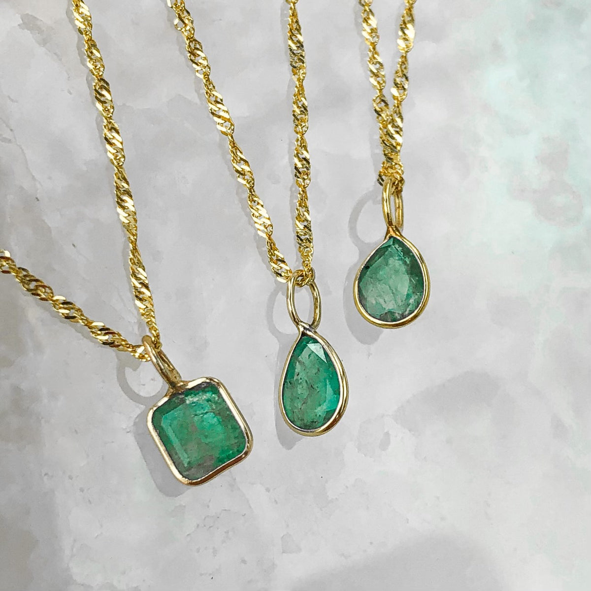 Sugar Gem, Emerald Necklace