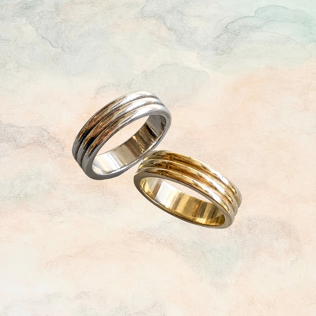 Ripple, Solid Gold Band