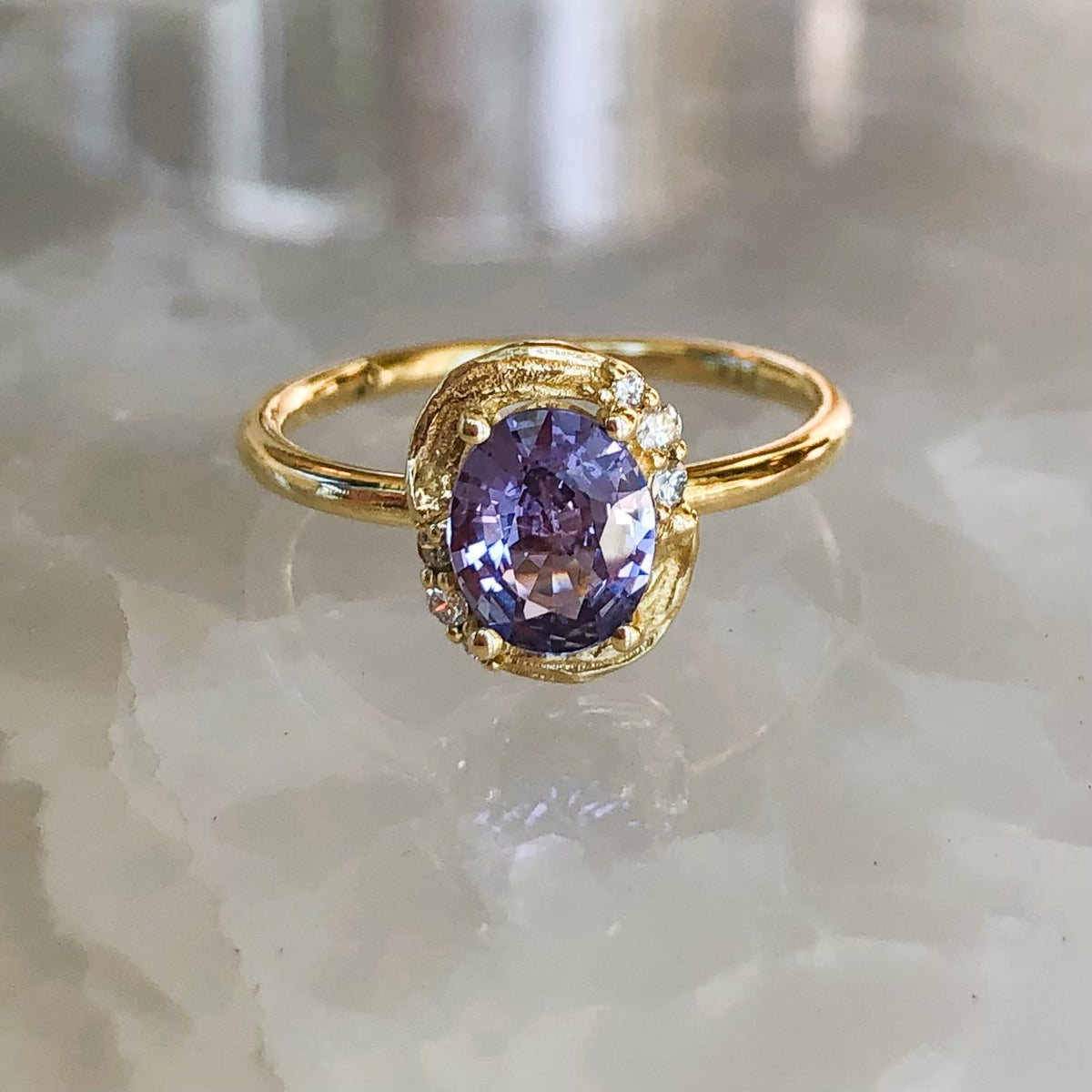 Candy Tuft, Sapphire Ring