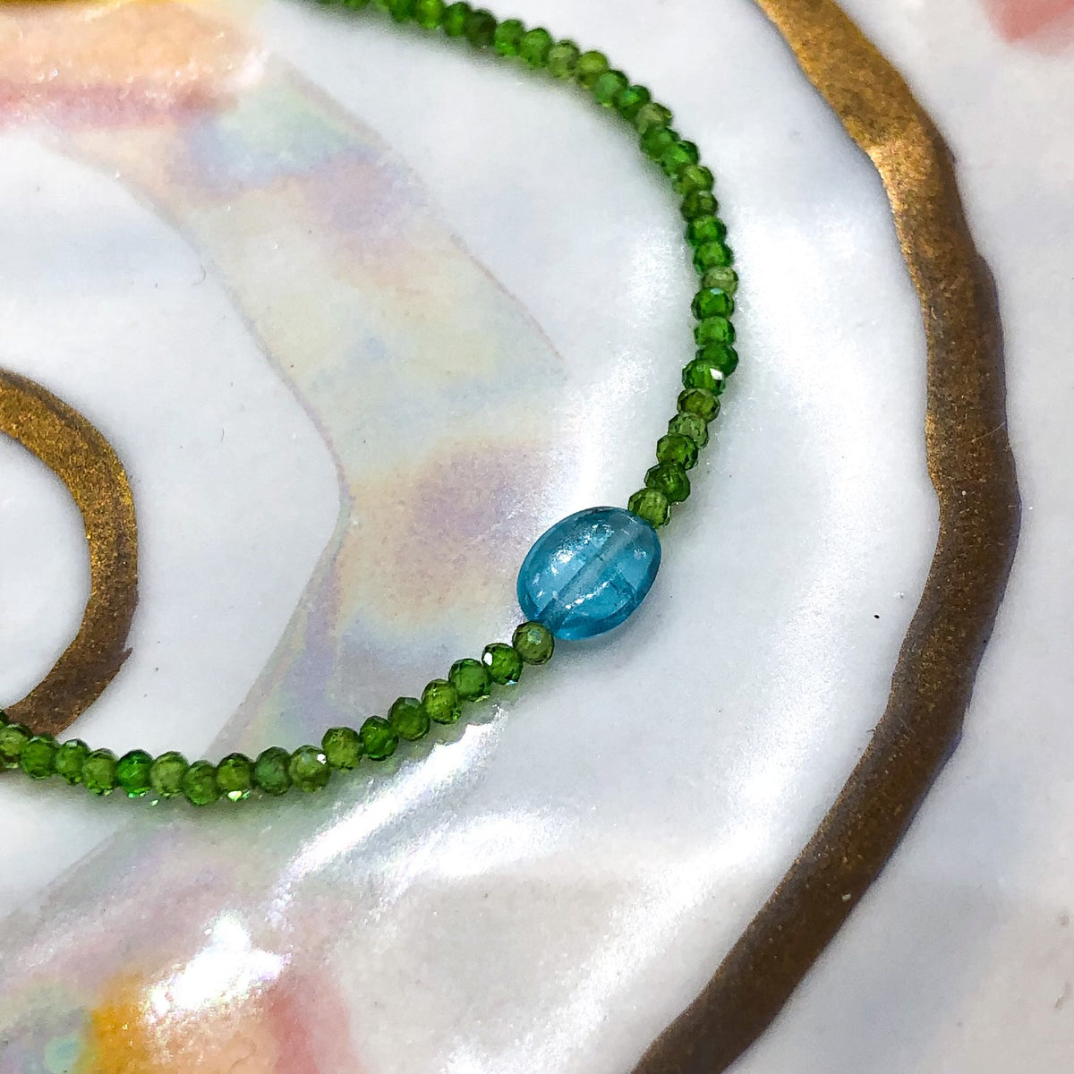 Centerstone Gemstone Bracelet