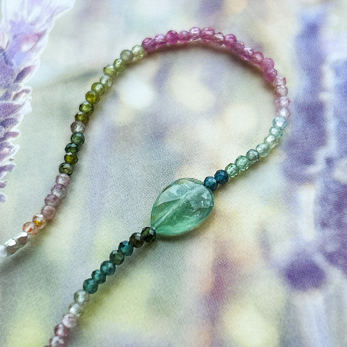 Agua de Sandía, Tourmaline Bracelet