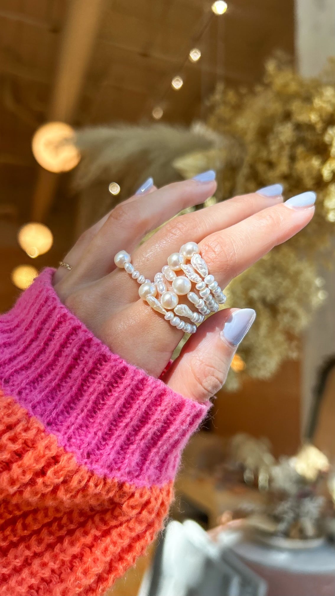 Shimmer Pearl Ring