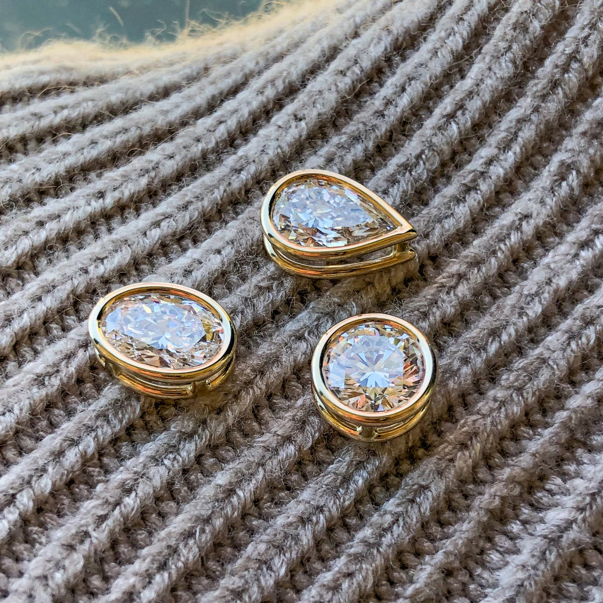 Luna, Lab Grown Diamond Slider Pendant