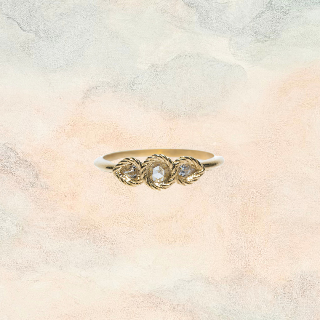 Freyja, Braided Diamond Ring