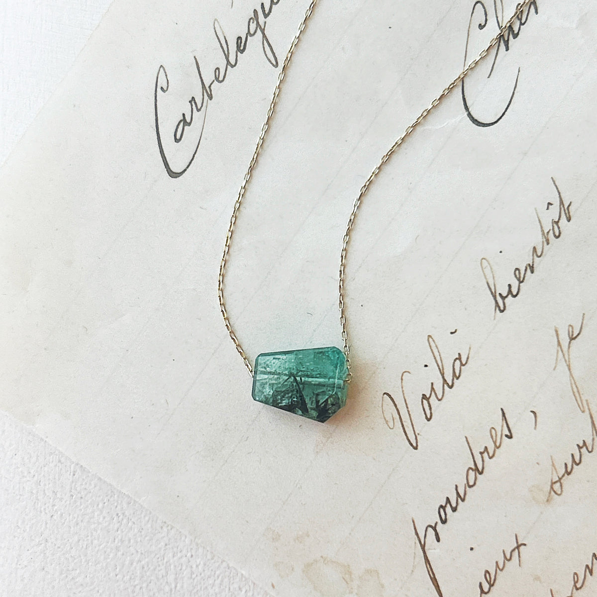 Lurline Emerald Necklace