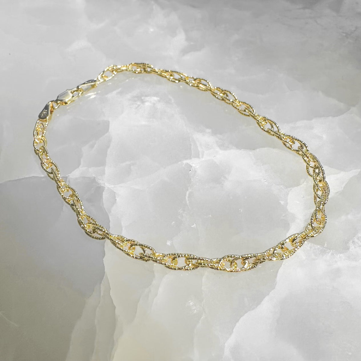 Maryam, Hollow Textured Bracelet