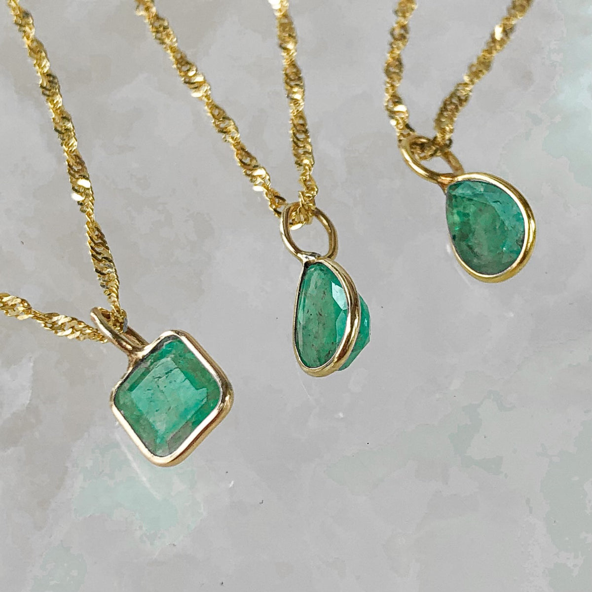 Sugar Gem, Emerald Necklace