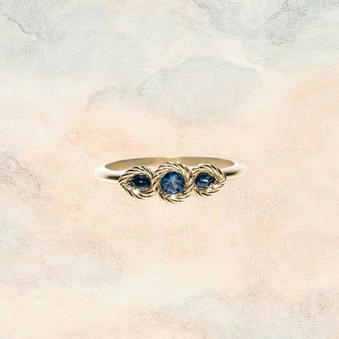 Freyja, Braided Sapphire Ring
