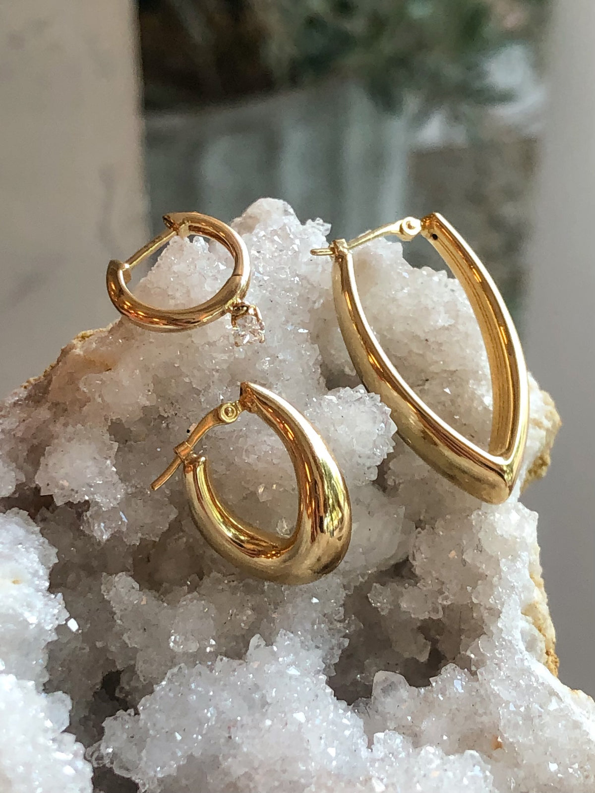 Talon, Sculptural Hoops