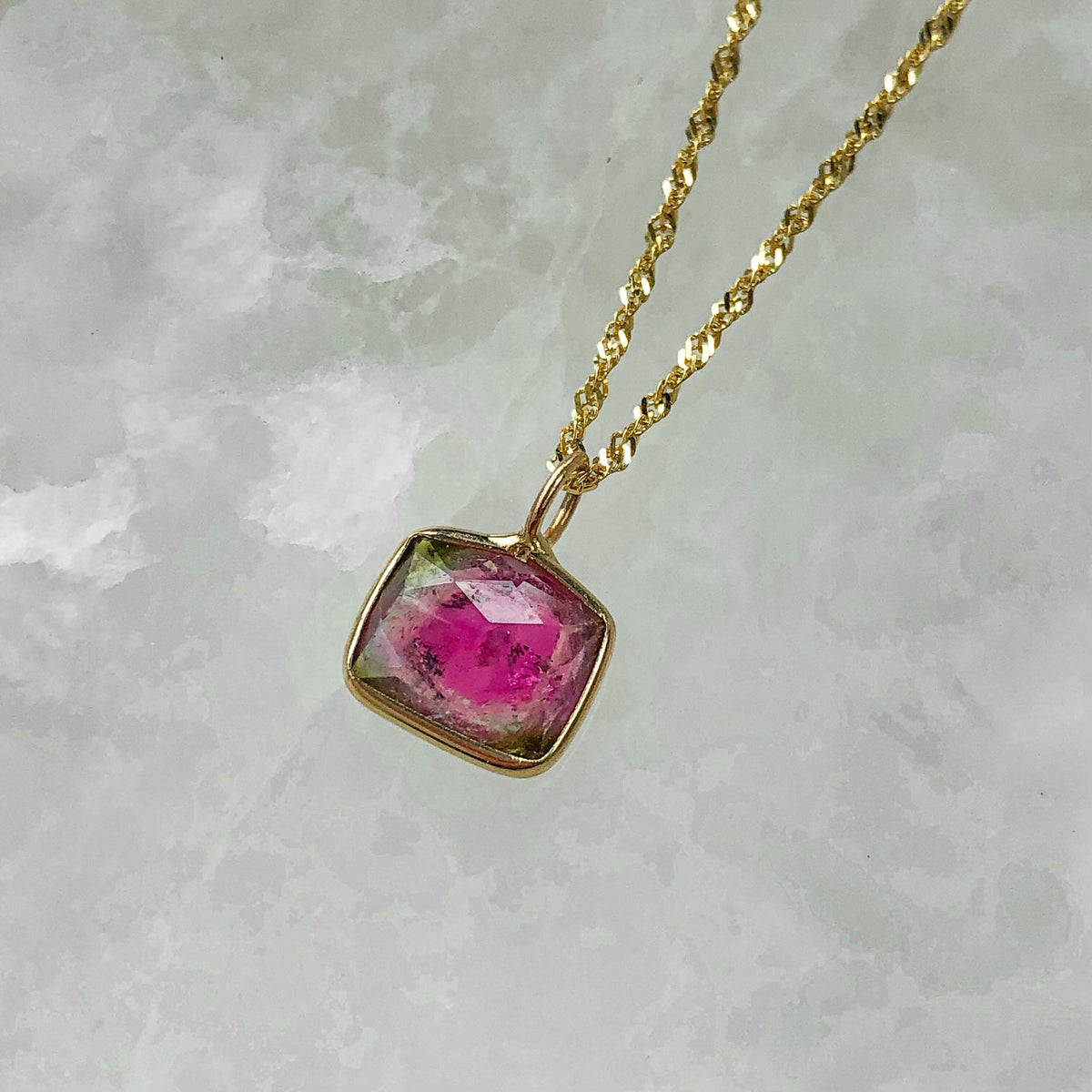 Sugar Gem, Tourmaline Necklace