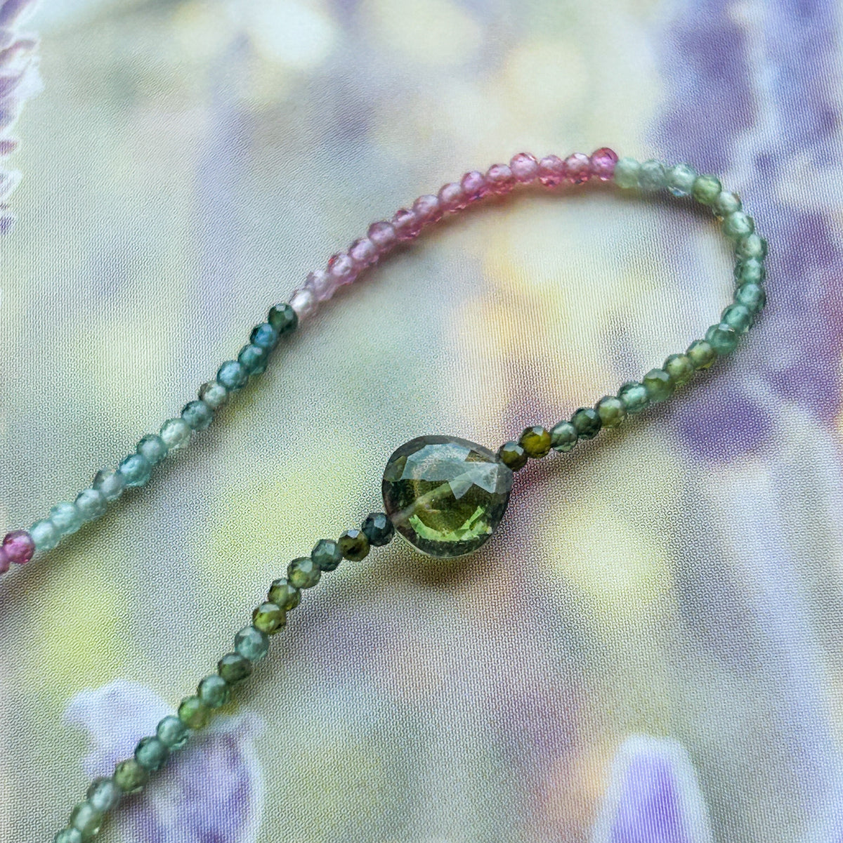 Agua de Sandía, Tourmaline Bracelet