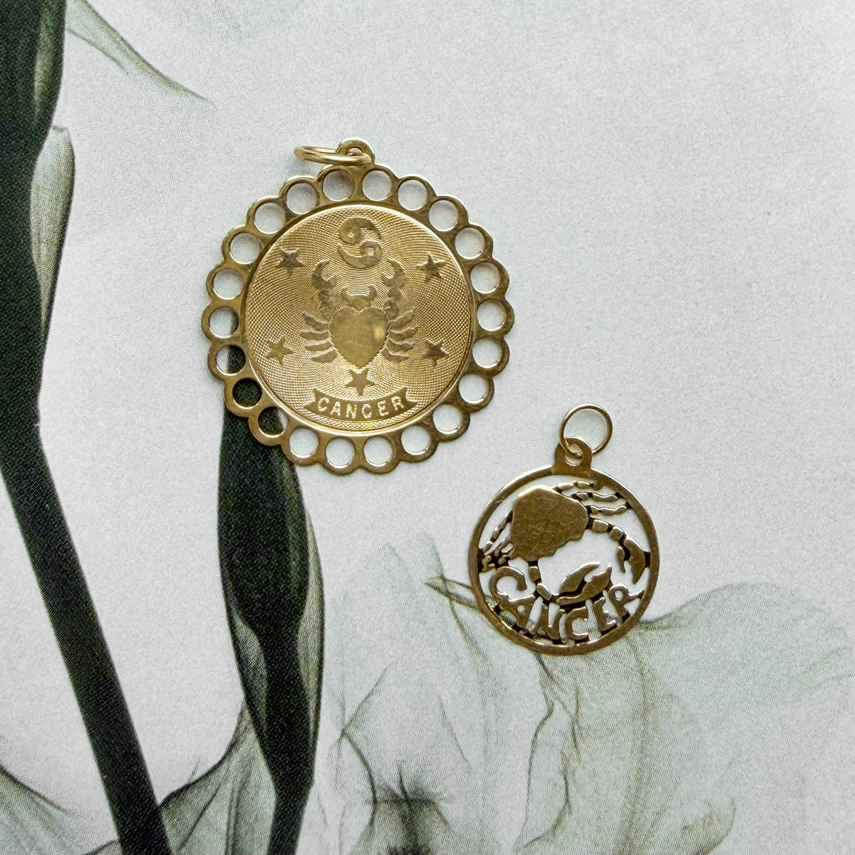 Of Water, Vintage Cancer Charms