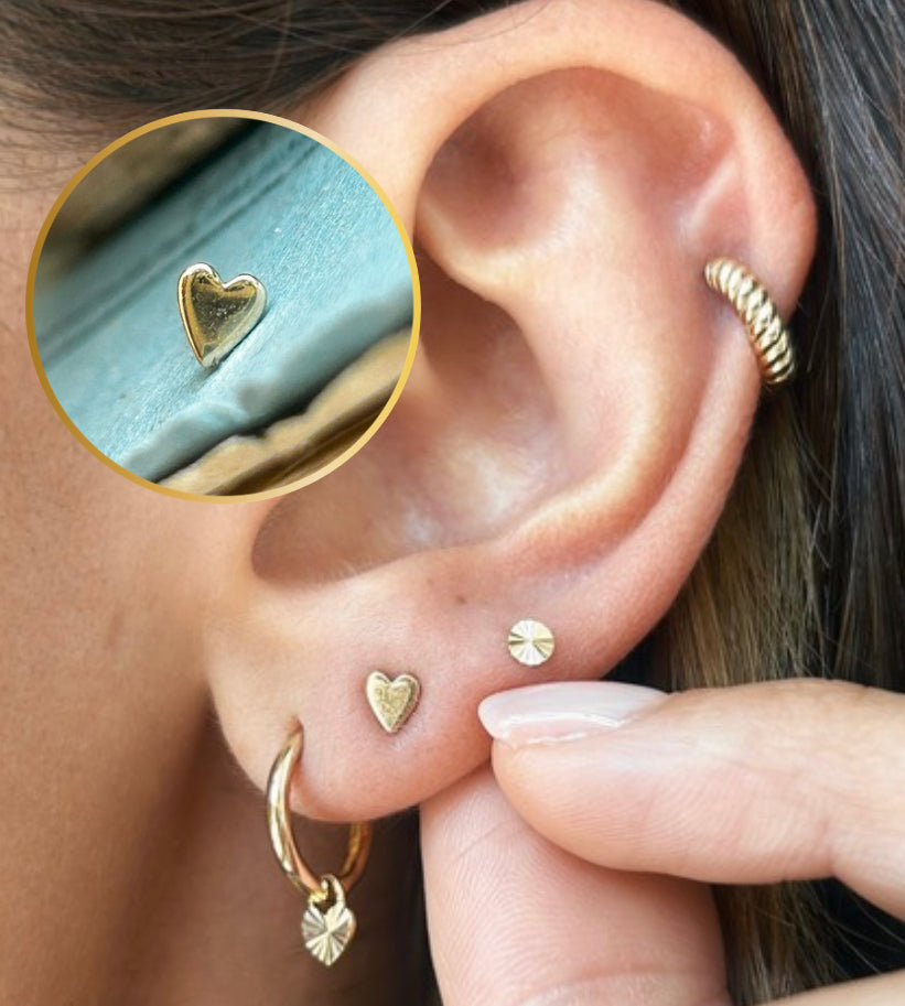 Squishy Heart Earring