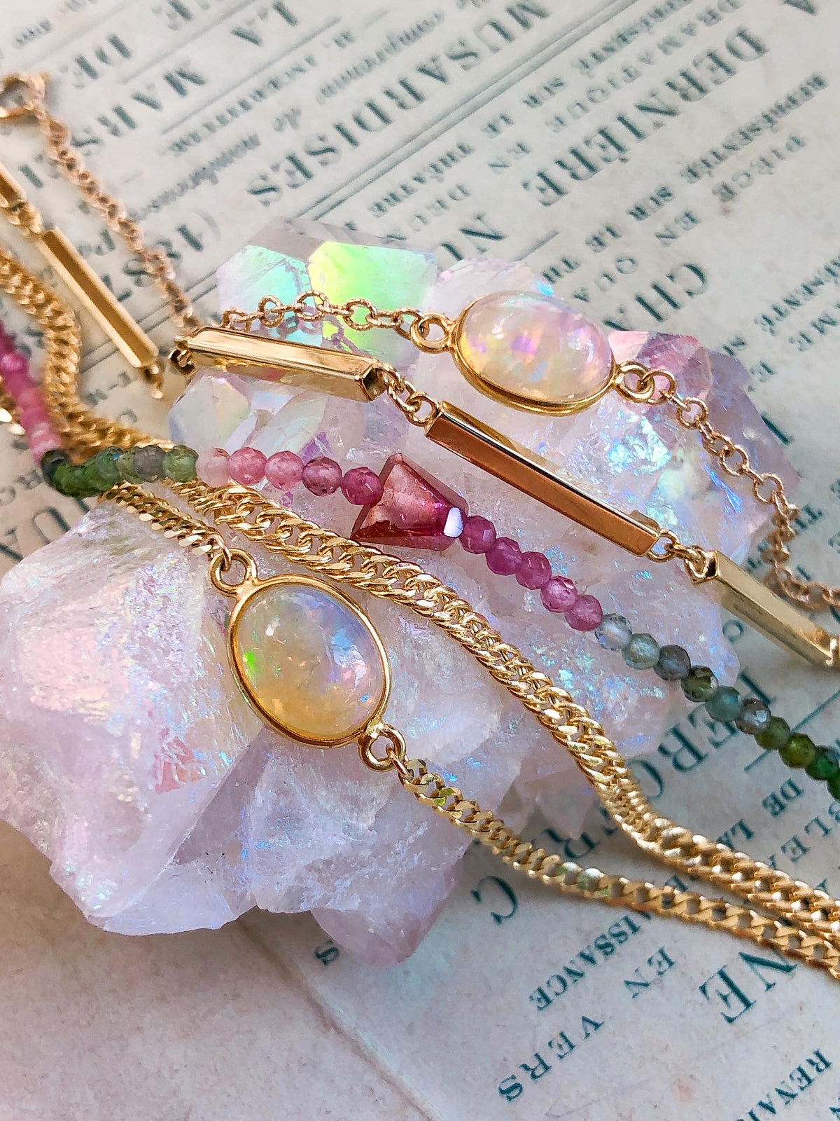 Tessa, Rolled Curb Chain Bracelet