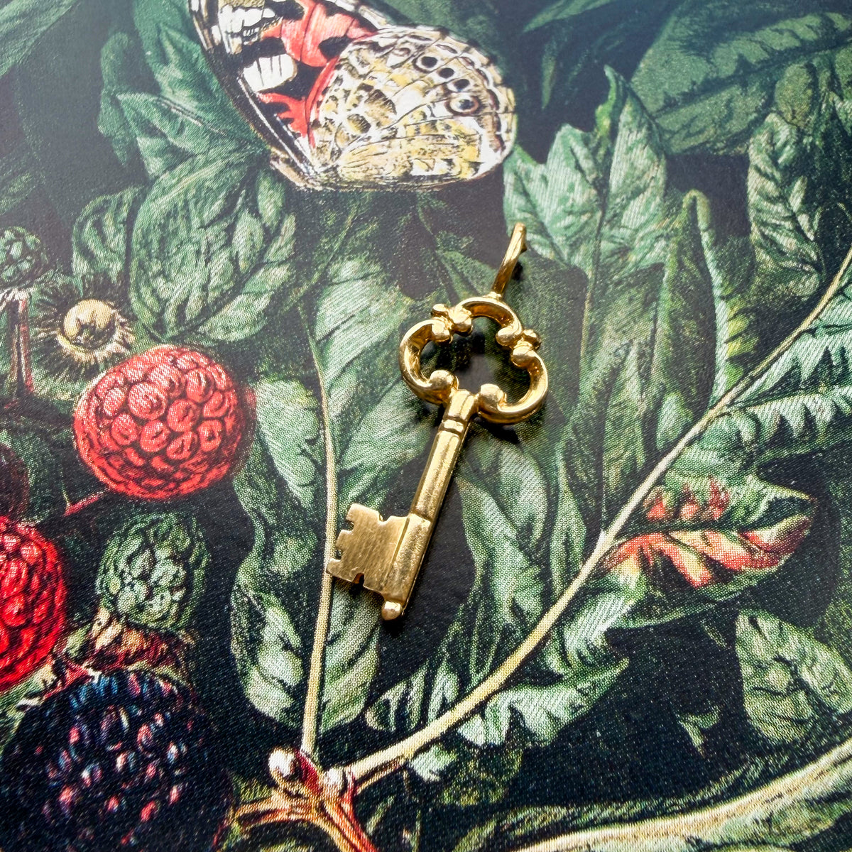 The Answer, Vintage Ornate Key Charm