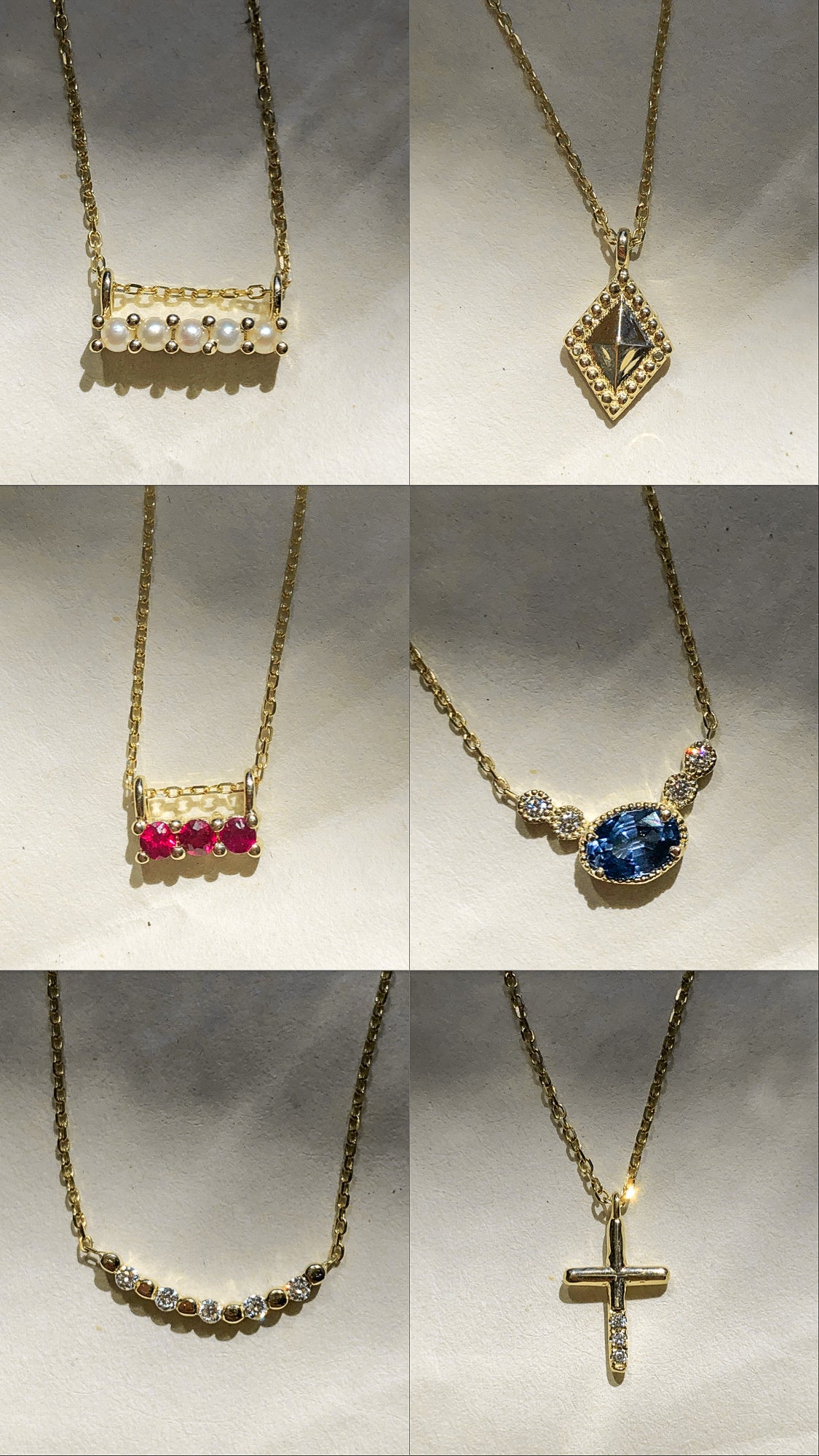 3s Ruby Necklace