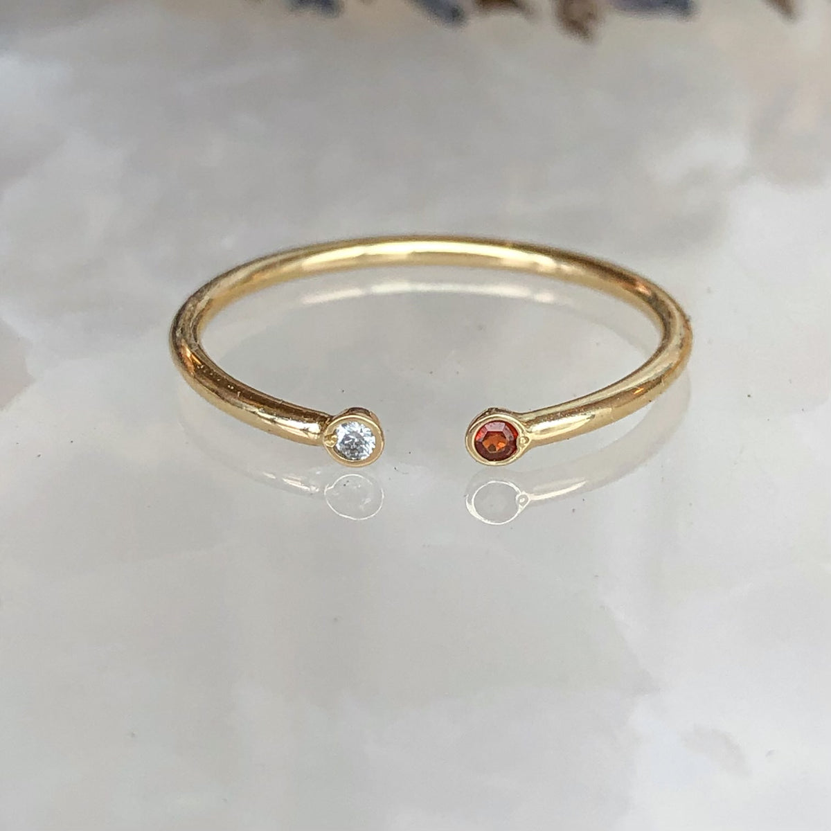 Dual Birthstone Stacker (Final Sale)