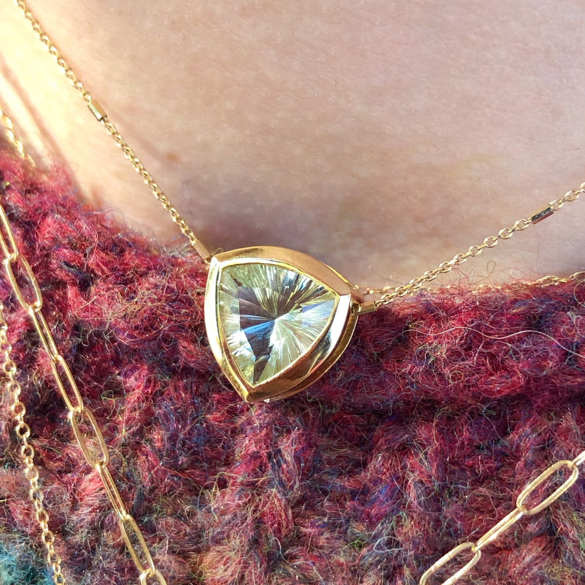 Agelos, Beryl Slider Pendant